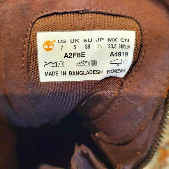 Timberland Boots - Waterproof - Zip Up & Tie -Women's Size 7 - Gracelyn - Picture 3 of 4